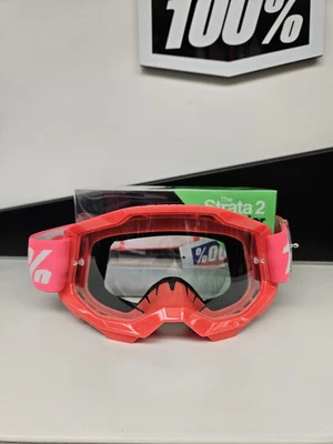 *NOVO* 100% Strata 2 óculos rosa júnior - Imagem 1 de 2