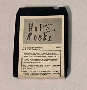 Rolling Stones Hot Rocks 1964-1974 8 Track Cassette - Picture 1 of 2