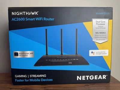 Netgear Nighthawk AC2600 Smart WIFI Router R7450 - Image 1 of 4