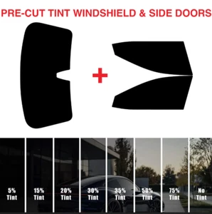 Ceramic Any Windshield & Side Doors Pre Cut Window Tint Film Full Kit Any Tint - Picture 1 of 6