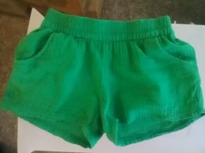 Cat And Jack Green Girls Waist Shorts Size M 8 - Picture 1 of 4