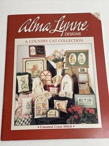 Alma Lynne Designs A Country Cat Collection Cross Stitch Pattern ALX-64 - Picture 1 of 8