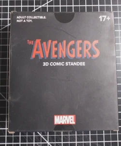 The Avengers 3d Comic Standee Captain America Marvel Loot Crate NEW Comic #4 - Picture 1 of 4