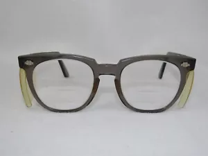 VTG Titmus Eye Glasses Z87 Gray Horn Rimmed Rockabilly Frames Only - Picture 1 of 11