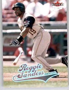 2004 Fleer Ultra Reggie Sanders Base Card MLB PWE Pirates #127 - Picture 1 of 2