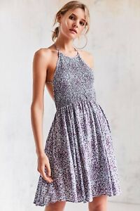 Urban Outfitters Kimchi Blue Verlina Mini Dress XS Women Casual Printed NW 29280