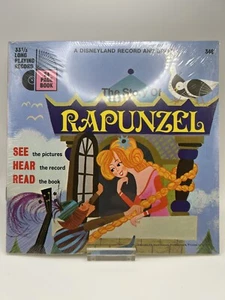 Disney Rapunzel 1970 LP Vinyl Disneyland Record and Book LLP-#346 - NEW - Picture 1 of 2