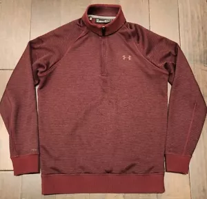 Under Armour Storm Zip Top Striped Fleece - Men's Medium NWOT - Picture 1 of 4