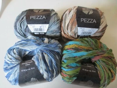 50g Lana Grossa Pezza ,Bändchengarn zum Stricken Häkeln, Sommer (99 €/ kg)  - Bild 1 von 2