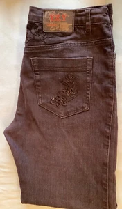 Damen Jeans, braun, Gr. M - Bild 1 von 7