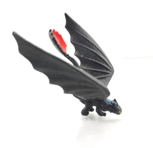 How to Train Your Dragon TOOTHLESS Night Fury Figures DWA 2013 Cake Toppers - Picture 1 of 9