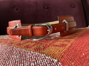 Vintage Manolo Blahnik 80’s Red Corset Belt 70