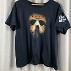 Friday The 13Th Official Merchandise Jason Mask Sleeve Detail T-Shirt Xl