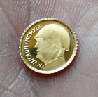 Small Gold Coin Mussolini (Vintage)