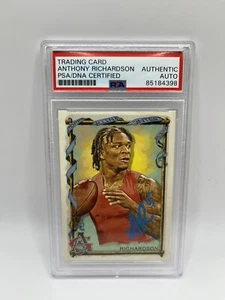 2023 TOPPS ALLEN & GINTER AUTO ANTHONY RICHARDSON PSA Indianapolis Colts - Picture 1 of 2