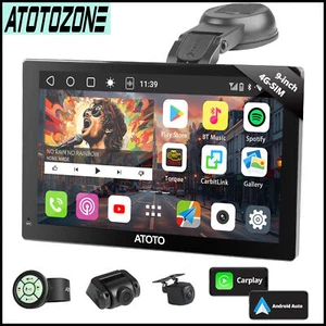 ATOTO P9 9" QLED Tragbares Digital Media-Receiver 4GLTE Android Autoradio 4G+32G - Bild 1 von 8