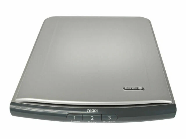 Xerox 7600i Flatbed Document Scanner W/ USB Cable Multi-Lingual Edition