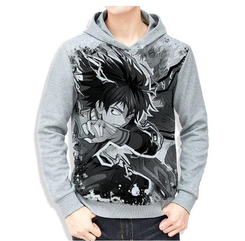 VETEMENTS Felpa con cappuccio My Hero Academia Anime pullover con cappuccio pullover cappotto