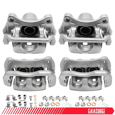 4X Front Rear Brake Caliper w/ Bracket for Toyota Highlander 3.5L 2008-2013 Foto 1 de 4