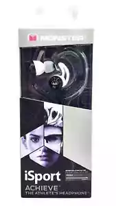 Monster iSport Achieve In-Ear Wired Sports Athlete Headphones - Picture 1 of 1