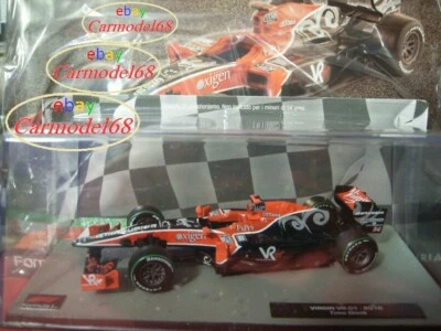 Virgin VR 01 2010 Timo Glock #24 1:43 + Fas N 120 Formula 1 Auto Collection F1 - Immagine 1 di 3