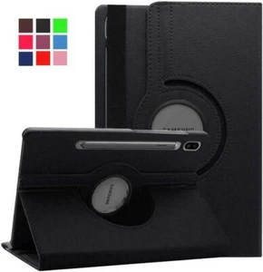 360 Rotating Leather Case Cover Samsung Galaxy Tab S8+ SM-X800 X806 X806B X806U - Picture 1 of 3