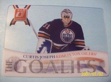 2010-11 Panini Donruss "The Goalies" # 10 Curtis Joseph! 
