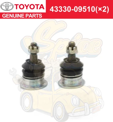 Conjunto de rótula inferior delantera Hilux Fortuner genuino Toyota 43330-09510 x2 Foto 1 de 2