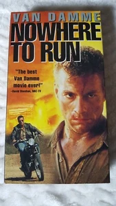 Nowhere To Run VHS 1993 Jean-Claude Van Damme Rosanna Arquette Tested Good - Imagen 1 de 8