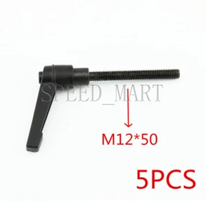 5PCS Machinery M12 x 50mm Threaded Knob Adjustable Handle Clamping Lever - Bild 1 von 4