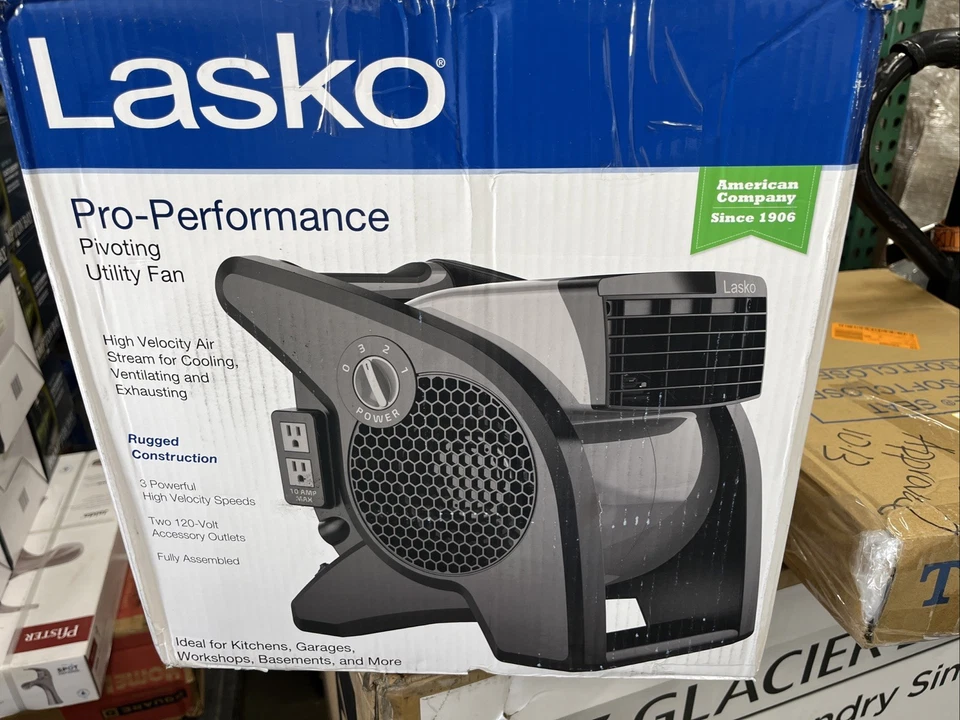 Lasko U15610 Pro-Performance Pivoting Utility Blower Fan - Image 1 of 1