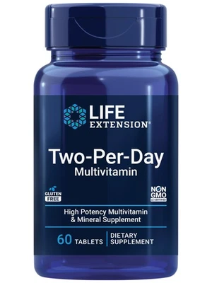 Multivitamínico dos por día - Dosis diaria de vitaminas y minerales para hombres y mujeres... Foto 1 de 4