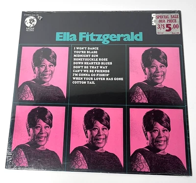 SEALED NEW!  Ella Fitzgerald MGM Records GAS-130 Golden Archive Series Jazz LP - Image 1 of 4