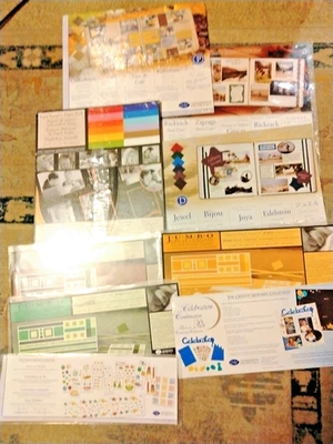 Creative Memories Collection lot 9 Coffeehouse Rickrack Jewel Jumbo Celebration - Image 1 of 4