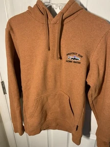 A131 Patagonia Hoodie Herren XSmall Orange Protect Our Home Wasser Grafik Damen S - Bild 1 von 6