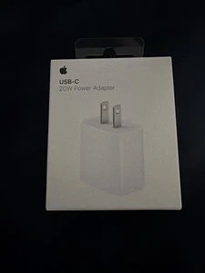 Apple 20W Charger USB-C Power Adapter For iPhone New, Genuine - Picture 1 of 4
