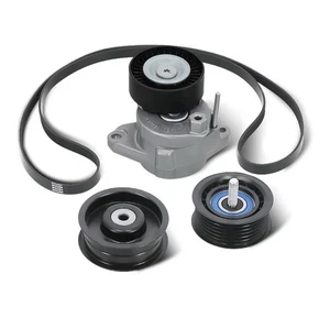 For Mercedes-Benz Engine Drive Belt Tensioner & Idler Pulley Serpentine Belt kit - Bild 1 von 4