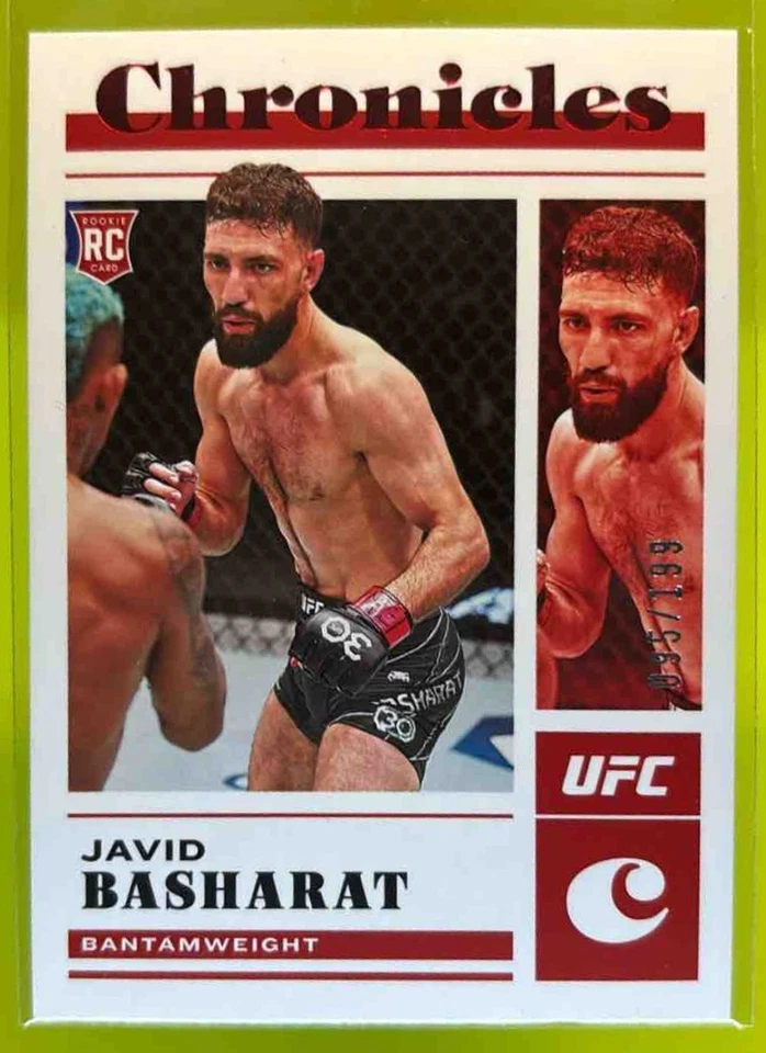 2023 Panini Chronicles UFC Javid Basharat Red /199 #84 RC - Image 1 of 4