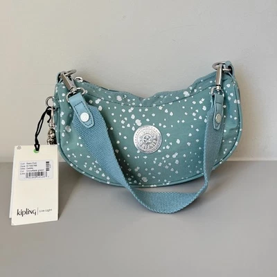 Bolso de hombro Kipling Saddle verde copo de nieve nuevo con etiquetas Foto 1 de 4