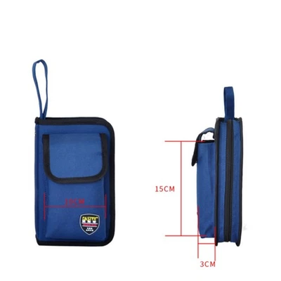 Sac à outils compact, organiseur électricien, étui en toile - Photo 1/4