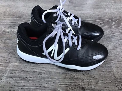 New Balance Juvenil Talla 1.5 M Entrenador de Césped Negro Zapatos de Béisbol TY4040K5 Foto 1 de 4