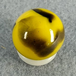 Marbles: Marbles: PELTIER GLASS COMPANY, Bumblebee. 19/32". Mint (9.8). (B1052) - Picture 1 of 6