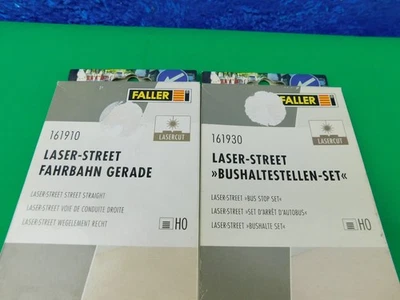 C12 Faller H0 Car System Konvolut 1161910 Gerade + 116930 Bushaltestelle OVP TOP - Bild 1 von 4