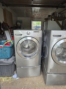 LG Steam Washer and Dryer Set - Picture 1 of 3