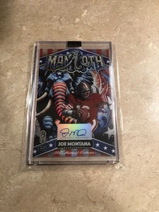 2025 WildCard Mammoth Joe Montana Jumbo Refractor Auto True 1/1 NO DMMTAO8-JMA! - Bild 1 von 2