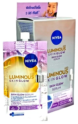Suero Nivea Luminous 630 Skin Glow Tiamidol Niacinamida Aloe Vera Mancha Oscura Foto 1 de 4