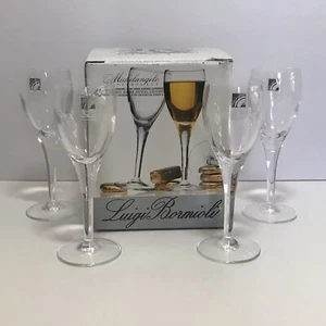 Set of 4 Luigi Bormioli Michelangelo Masterpiece 2.25 oz. Liqueur Glasses W/box - Picture 1 of 5