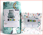 5 Pieces - UNICORN Quilt Comforter + Sheet Set - Unicorns & Rainbows - TWIN