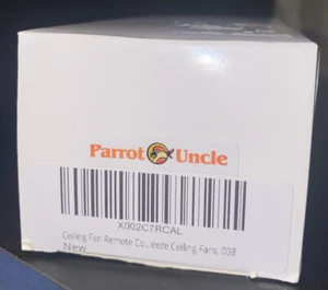 Parrot Uncle Ceiling Fan Remote Control GA008 W/Holder Batteries Receiver Kit - Picture 1 of 2