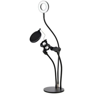 LED Selfie Ring Light Kit: Adjustable, Portable, USB-Powered for Social Media - Picture 1 of 10